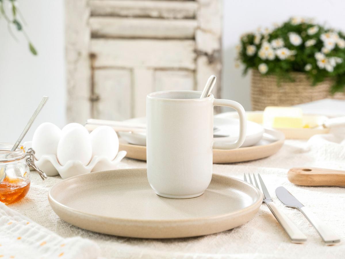 Kombinirani Servis Uno Toscana, 16-Delni - krem barve/bež, Basics, keramika - Creatable