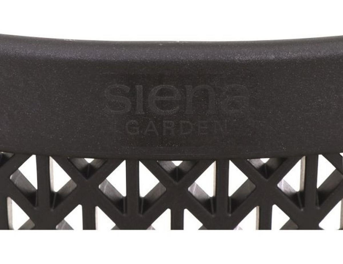 Gartenstuhl-Set District Anthrazit, 4er Set - Anthrazit, Basics, Kunststoff (60/81/50cm) - Siena Garden