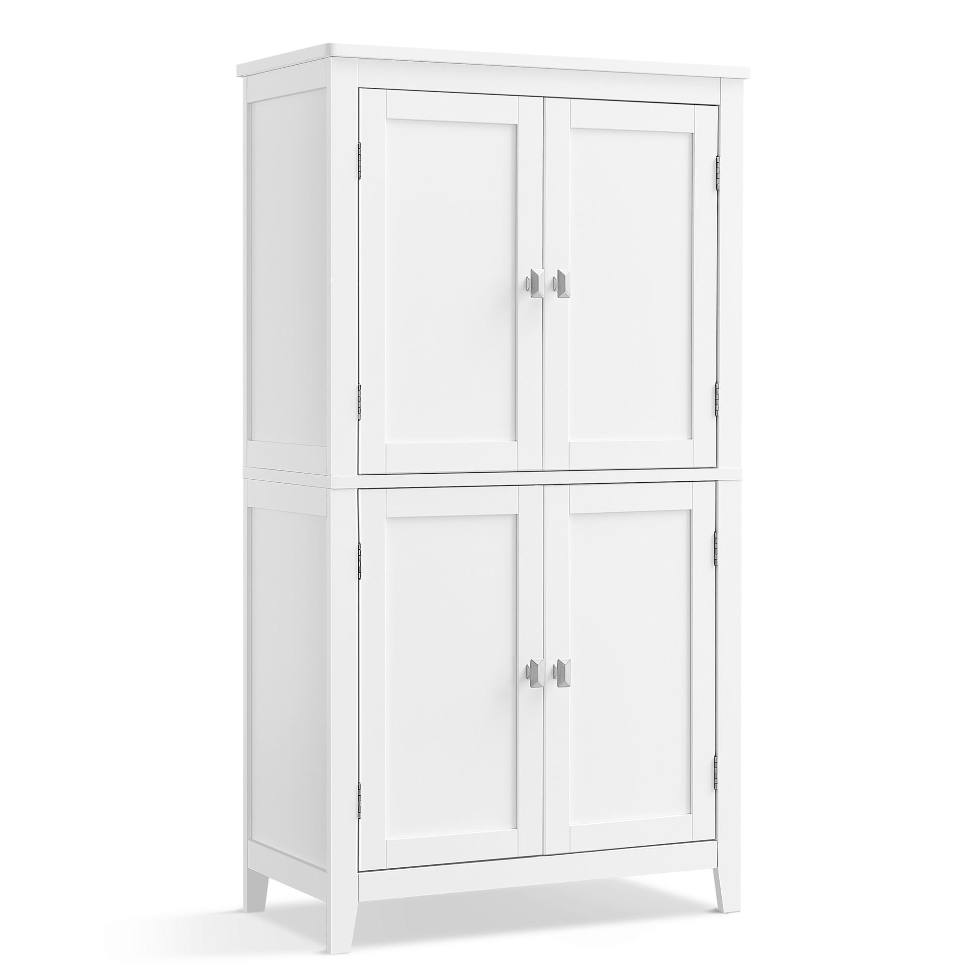 HOCHSCHRANK BBC552P31 - Weiß, Trend, Holzwerkstoff/Metall (60/110/30cm) - MID.YOU