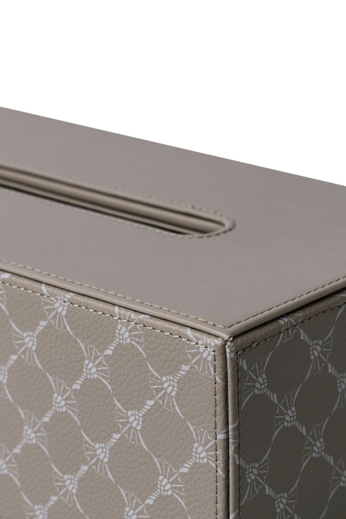 POJEMNIK DO PRZECHOWYWANIA JOOP! CORNFLOWER - biały/szary, Design, tworzywo sztuczne (12,5/24/9cm) - Joop!