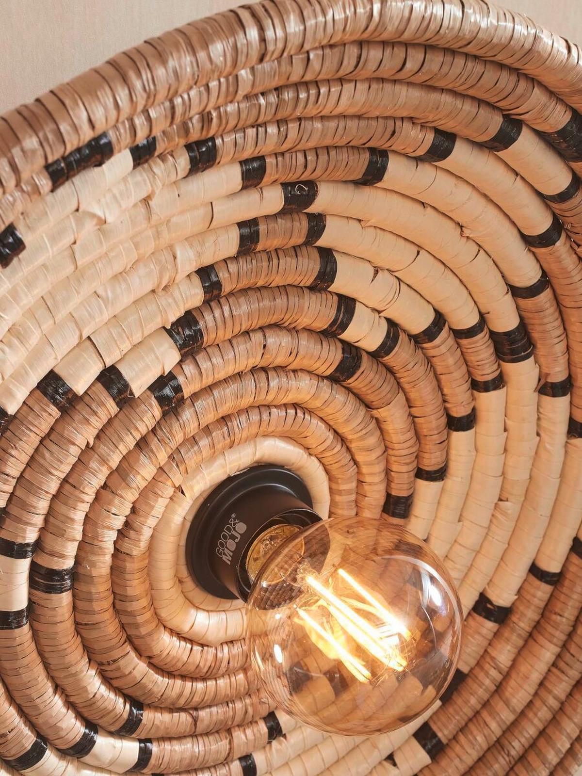 Stenska Svetilka Andros - bela/naravne barve, Basics, naravni materiali (45/6cm) - Good & Mojo