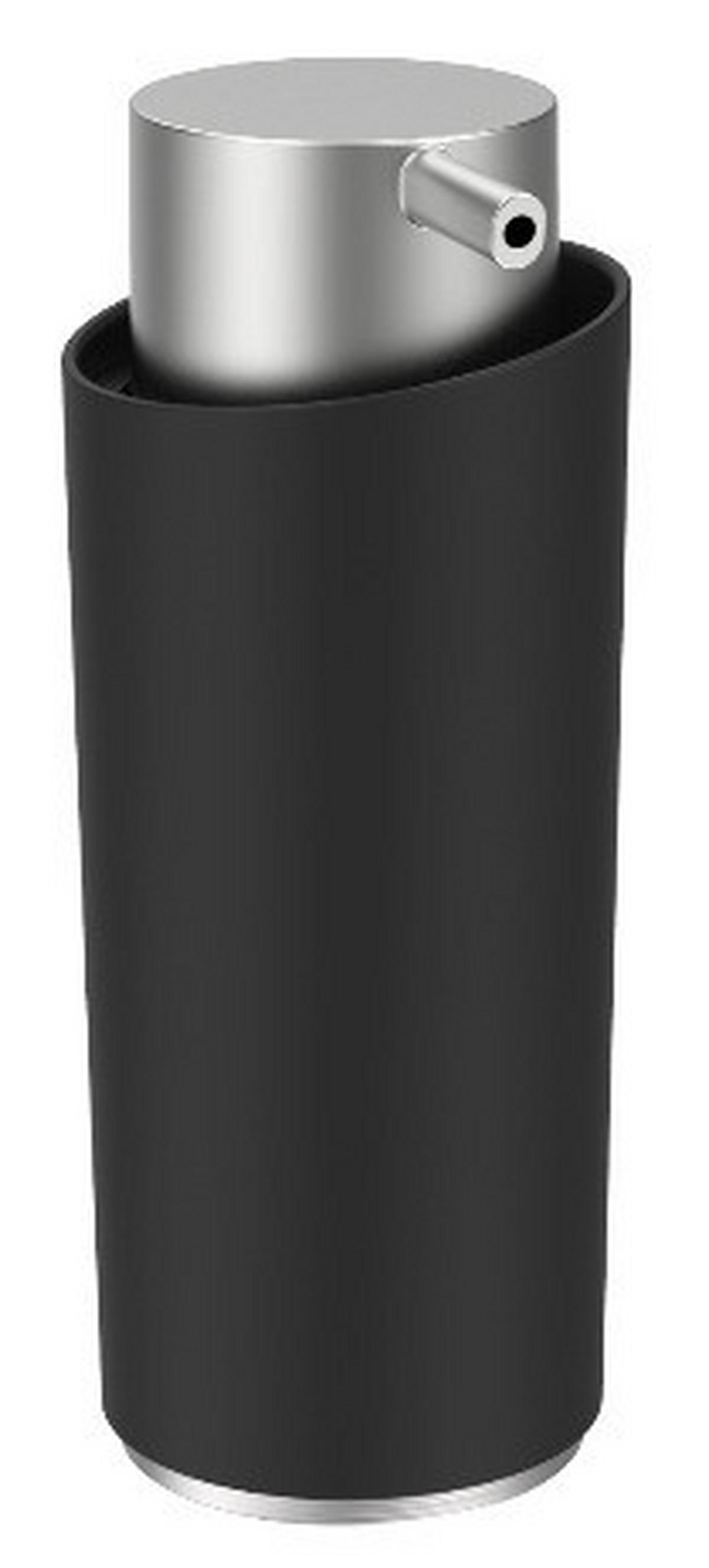 Seifenspender Chris in Schwarz - Schwarz, Modern, Kunststoff/Metall (7,6/15,9/6cm) - Mömax