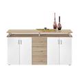 Komoda Lift - bela/hrast, Moderno, leseni material/les (178/90/38cm) - Mömax modern living Komoda Lift - bela/hrast, Moderno, leseni material/les (178/90/38cm) - Mömax modern living
