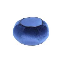 POUF Pouf Taj Mahal DxH: 65x35 cm - Blau, MODERN, Textil (65/35/65cm) - Kayoom