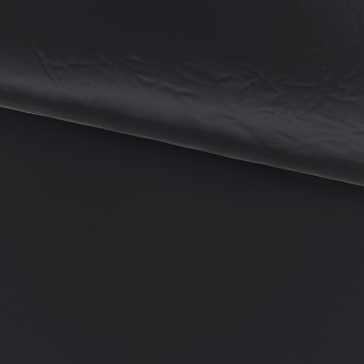 Bettwäsche Xenia Uni XL Schwarz ca. 155x220cm - Schwarz, MODERN, Textil (155/220cm) - Premium Living