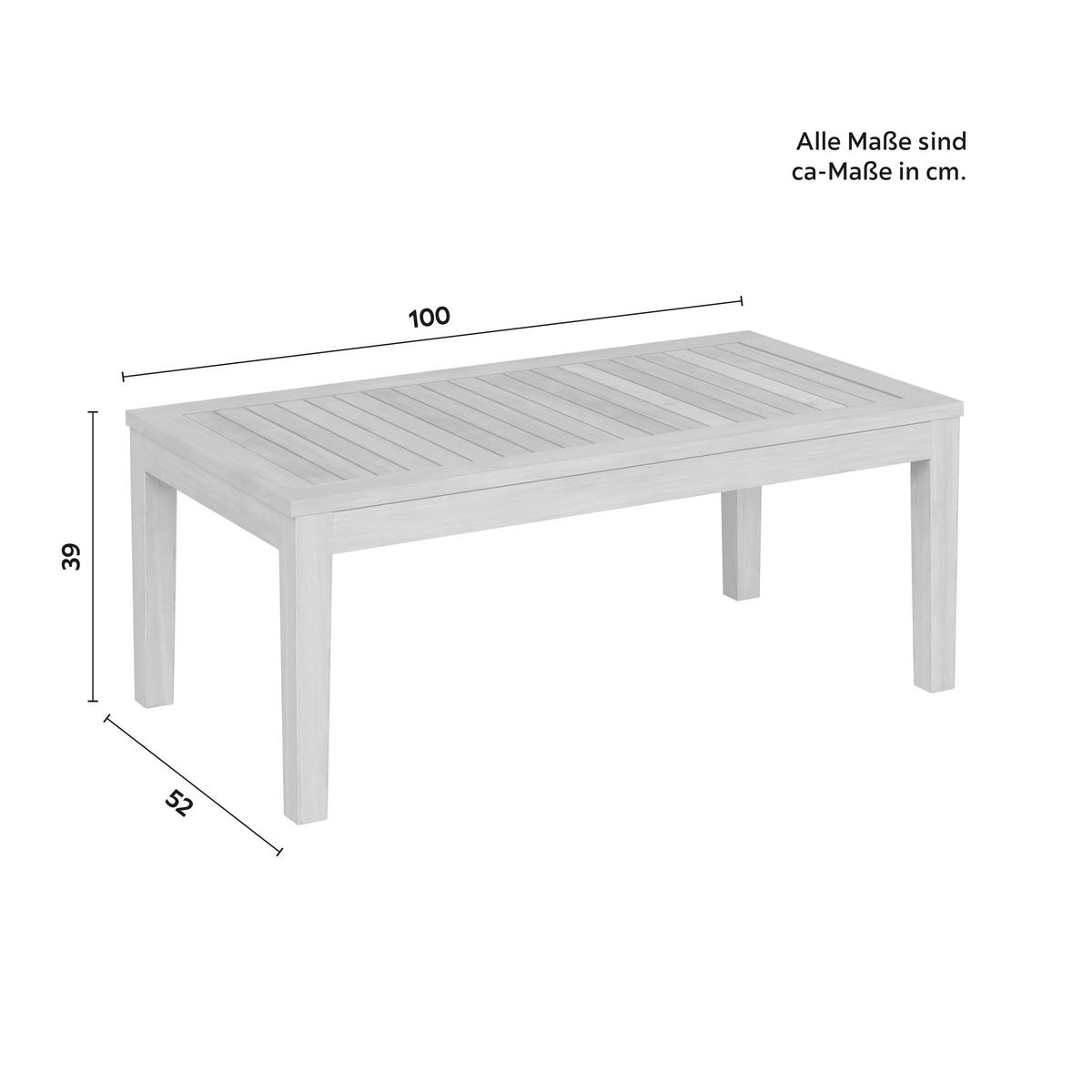 Kerti Garnitúra Maja - akácia színű/szürke, Modern, műanyag/fa (142/74/73cm) - Mömax