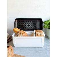Kenyértartó Doboz Tetővel Tupperware Breadsmart - S - fekete/fehér, Modern, műanyag (32/16/15cm) - Tupperware