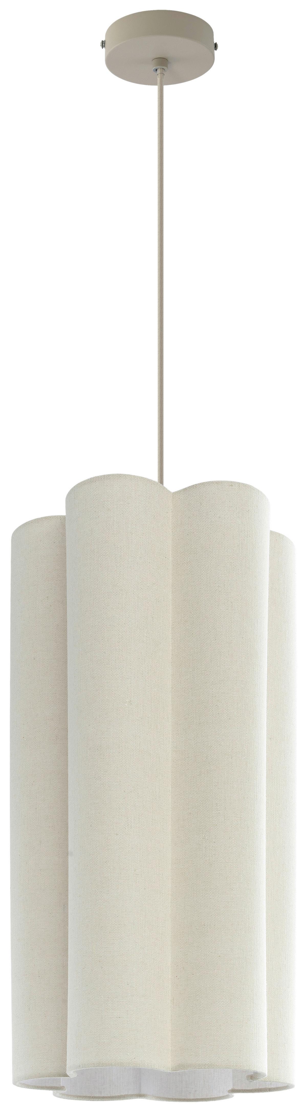 LAMPA WISZĄCA DALMA - beżowy, Trend, tworzywo sztuczne/metal (25/120cm) - Novel