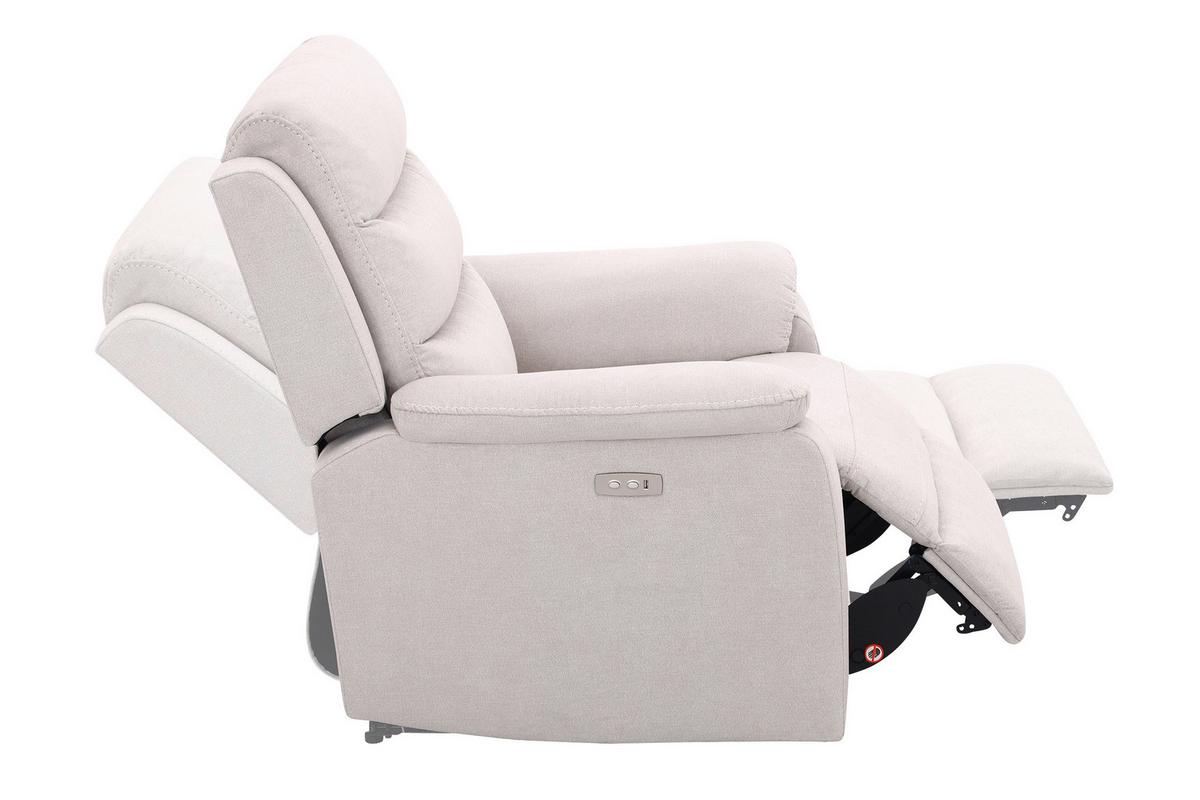Relaks Fotelja Manchester - bež/crna, Konvencionalno, tekstil/plastika (82/103/96cm) - Ondega