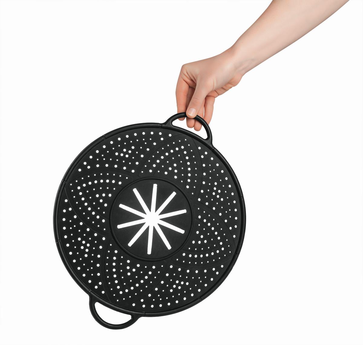 Fröccsenésgátló Kochwerk - fekete, műanyag (31cm)