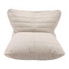 Sitzsack Marta Beige Webstoff - Beige, MODERN, Textil (81/56/71cm) - Bessagi Home