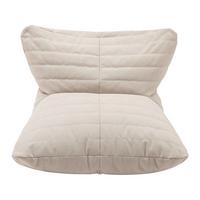 Sitzsack Marta Beige Webstoff - Beige, MODERN, Textil (81/56/71cm) - Bessagi Home