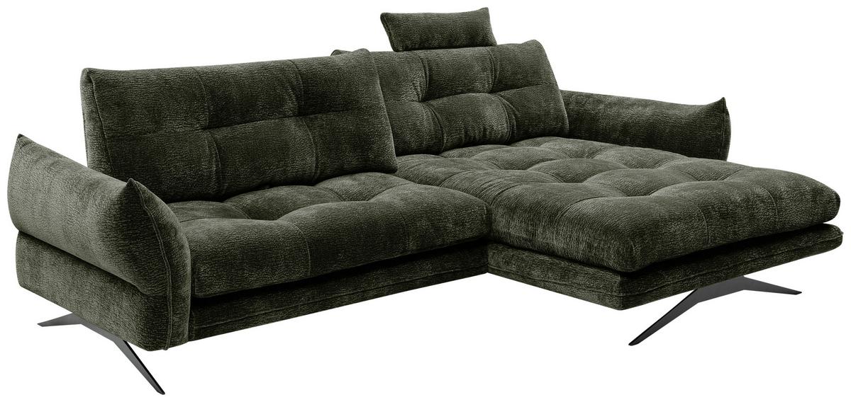 Coltar BAXTER - măsliniu, Modern, textil (280/68-87/177cm) - Premium Living