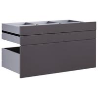 Set Predalov Unit Antracit Barve - antracit, Moderno, leseni material (91/50,3/47cm) - Based