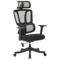 Drehstuhl Noemi Schwarz - Schwarz, Design, Holz/Kunststoff (65/122-130/62cm) - Mömax