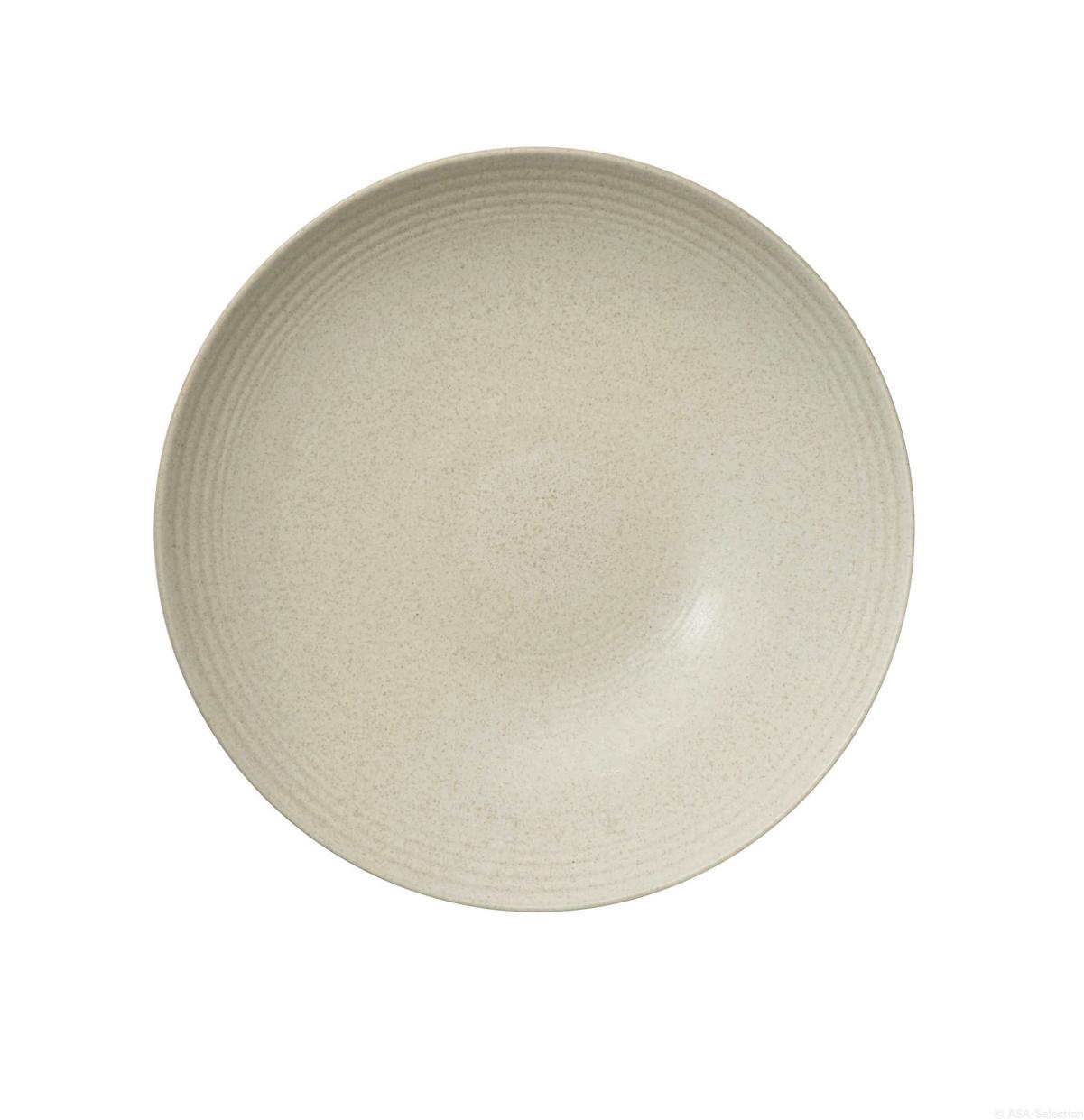 SERWIS OBIADOWO-ŚNIADANIOWY BELLA VISTA CREME - kremowy, Basics, ceramika (29,50/32,50/29cm) - ASA