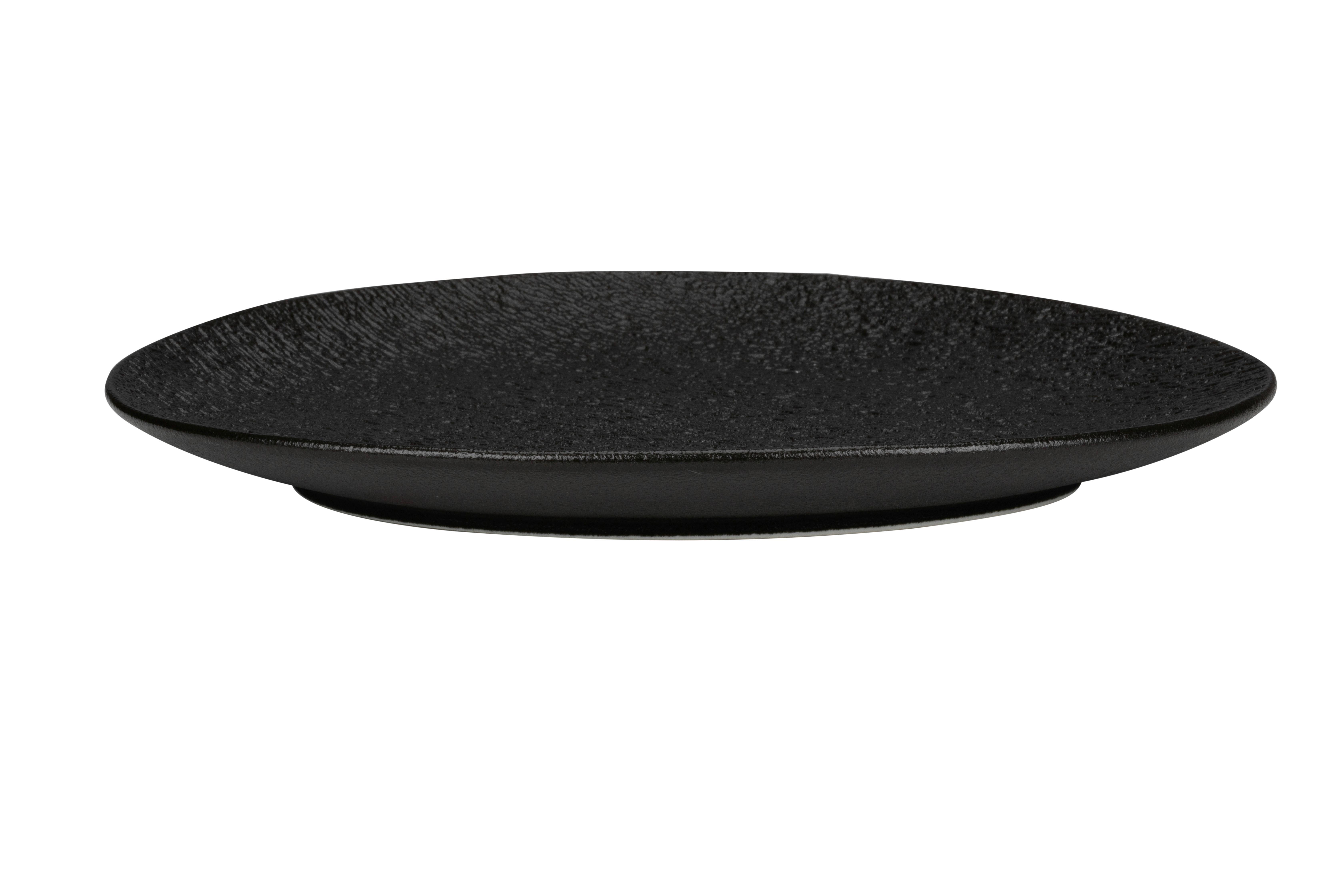 ASSIETT HARUKI - svart, Modern, keramik (22,8/20,1/2,2cm) - Mömax
