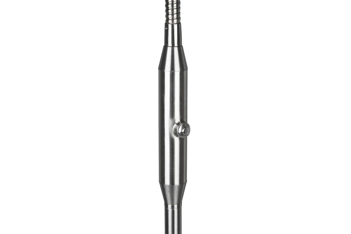 LED-Stehleuchte Monza Nickelfarben max. 12 Watt - Nickelfarben, Basics, Metall (145/25/50cm) - Trio Leuchten