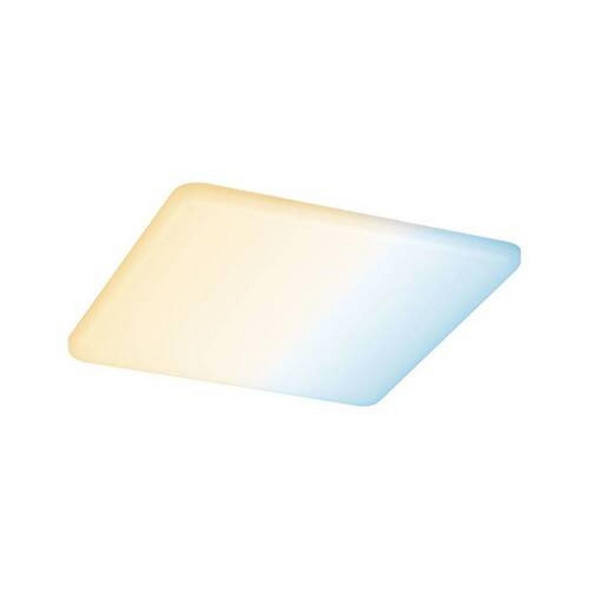 LED-Paneel Veluna VariFit in Weiß max. 15 Watt - Weiß, Design, Kunststoff (18,5/18,5cm) - Paulmann