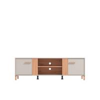 Tv Elem Belfort - tölgyfa/fehér, Modern, faalapú anyag (163,5/52/40cm)
