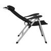CHAISE DE JARDIN GERI - noir/couleur argent, Basics, métal/textile (74/117/60cm)