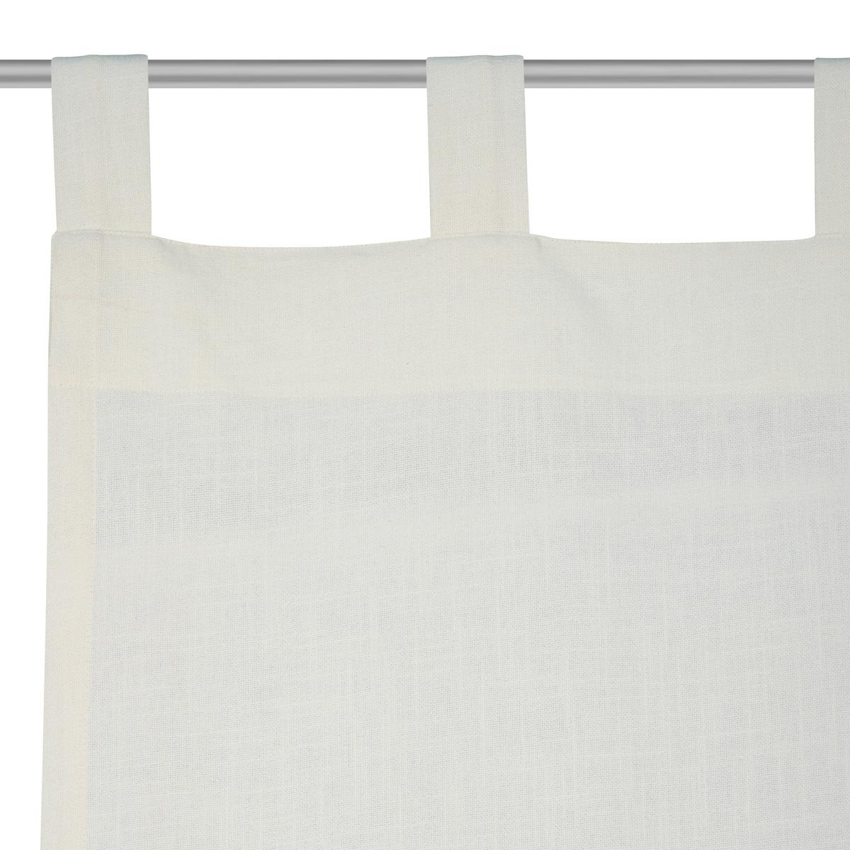 ZASŁONA NA SZELKACH NOYONA - beżowy, Trend, tkanina (140/255cm) - Ambiente