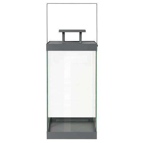 LATARNIA 66188 BLOMUS - szary, Design, metal/szkło (20,5/46/21cm) - Blomus