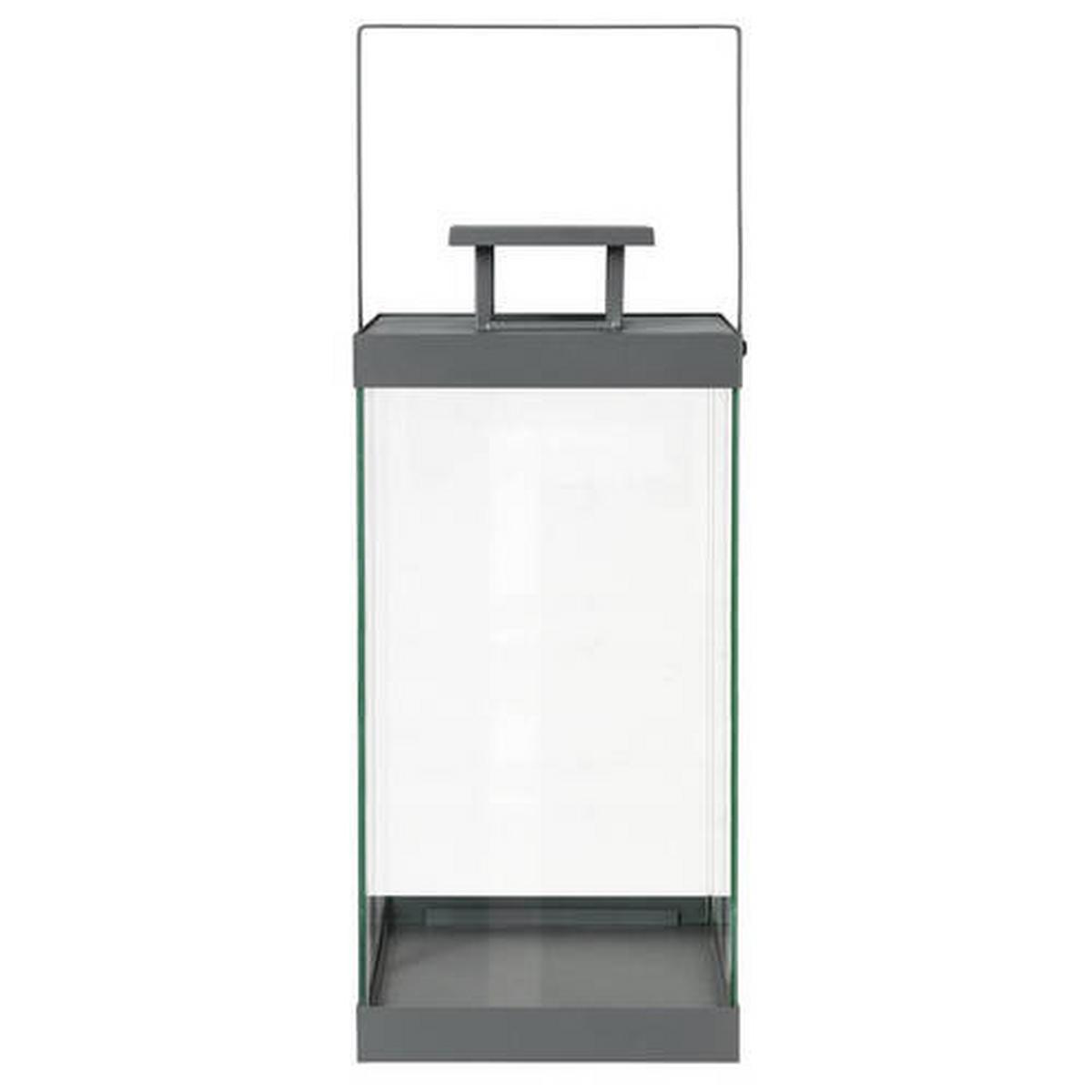LATARNIA 66188 BLOMUS - szary, Design, metal/szkło (20,5/46/21cm) - Blomus