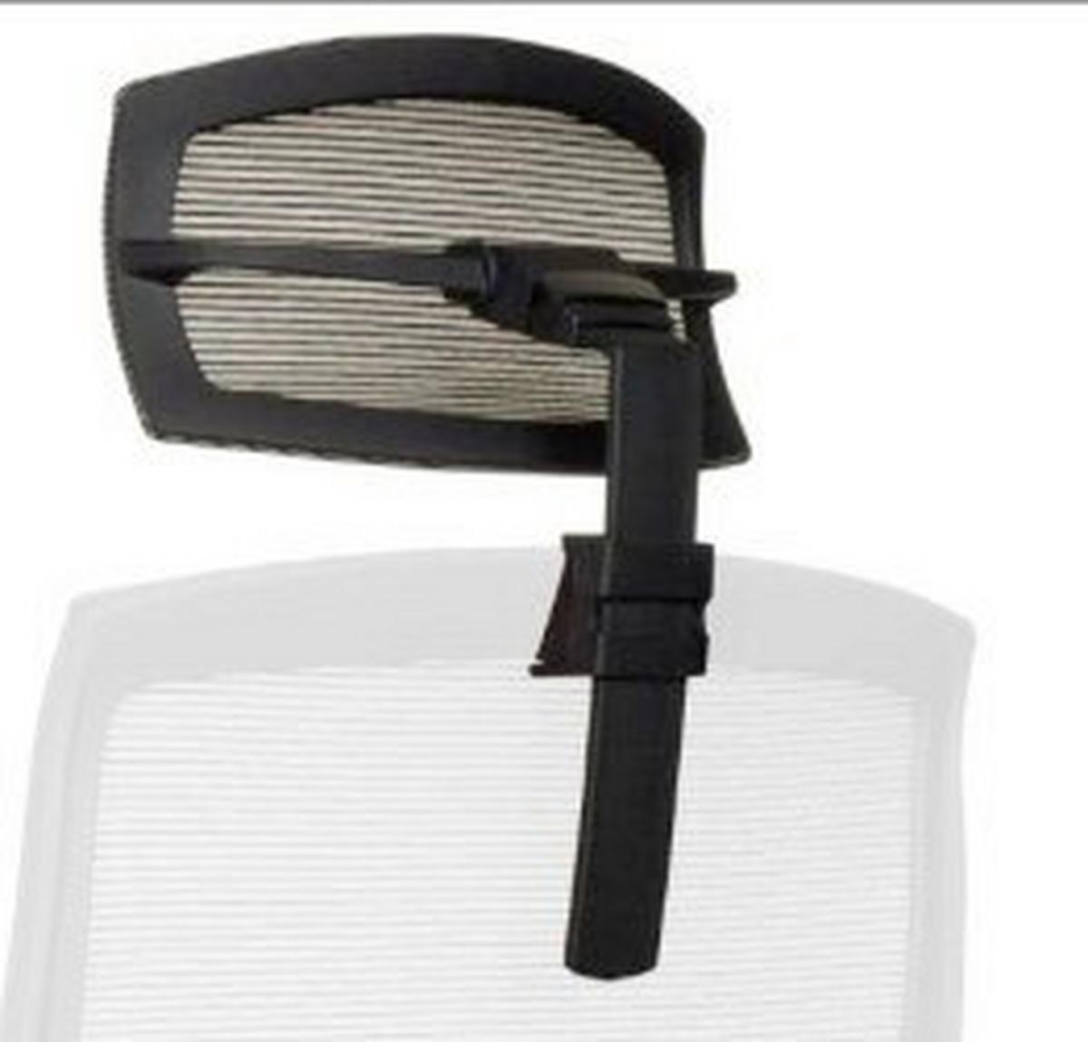 Naslon Za Glavo Aspen, Črna - črna, Moderno, umetna masa/tekstil (29/15-30/12cm) - MID.YOU