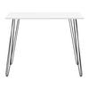 SKRIVBORD MARC - vit/svart, Modern, metall/trä (98/60/75cm) - Bessagi Home