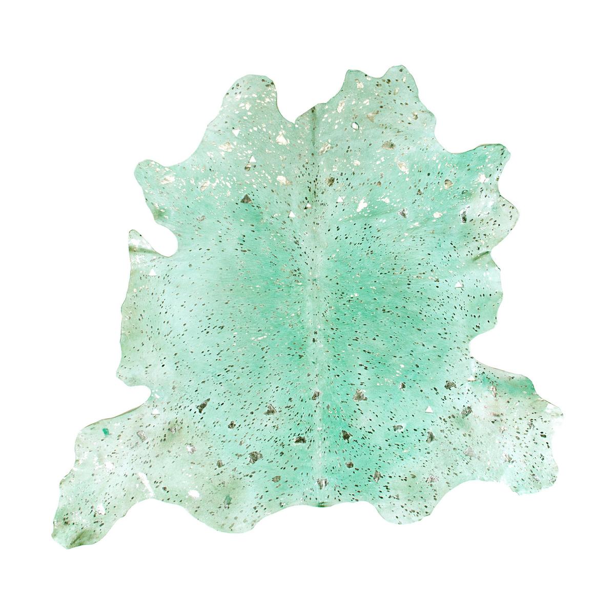 FLACHWEBETEPPICH FLY 110 LAPISBLAU / SILBER - Silberfarben/Hellblau, Konventionell, Leder (1.35qm) - Kayoom