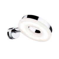 LED-Wandleuchte Becrux in Chromfarben - Chromfarben, Design, Kunststoff/Metall (9,3cm) - Paulmann