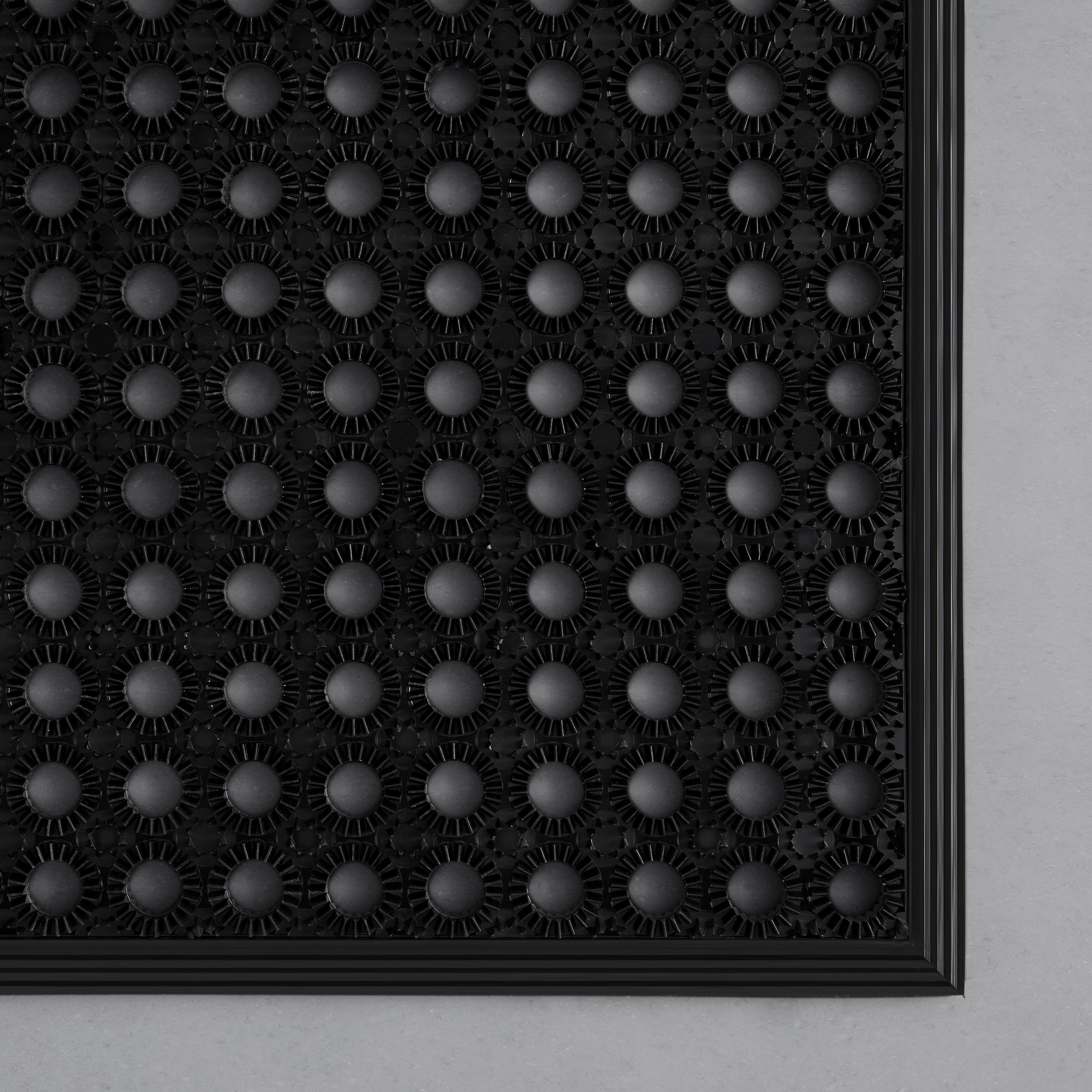 DÖRRMATTA LIZZY - svart, Basics, plast (48/62cm) - Modern Living