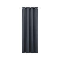 Ösenschal Abby in Schwarz ca. 140x235cm - Schwarz, KONVENTIONELL, Textil (140/235cm) - Modern Living