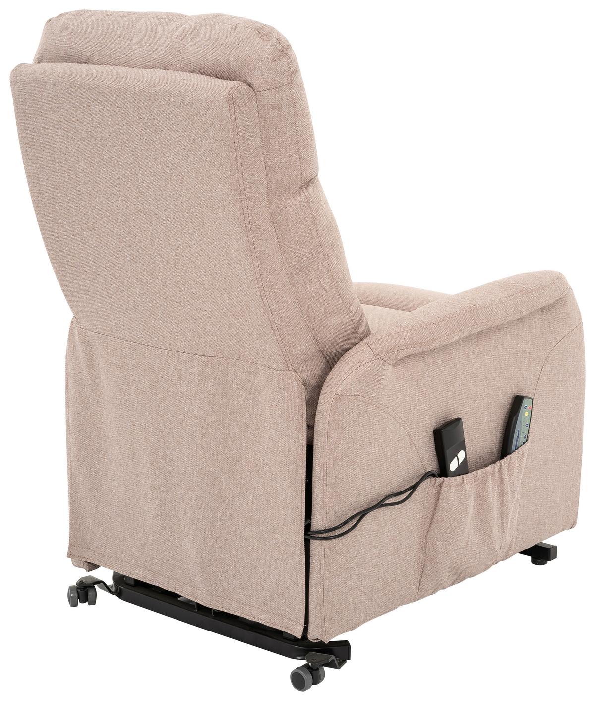 Počivalnik Luxo, Peščena Barva - črna/peščene barve, Design, kovina/umetna masa (68/100/94cm) - Livetastic