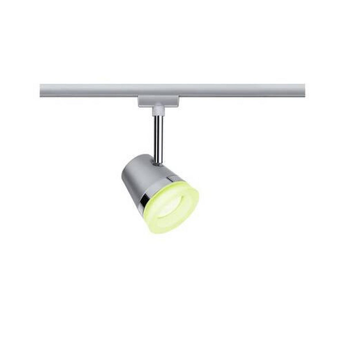 Schienensystem-Strahler Spot Cone max. 5 Watt - Chromfarben, Basics, Kunststoff/Metall (8,5/18,5cm) - Paulmann