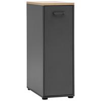 Apothekerschrank Solea Anthrazit/Eiche - Eichefarben/Anthrazit, MODERN, Holzwerkstoff/Metall (32,6/95,8/60cm) - MID.YOU