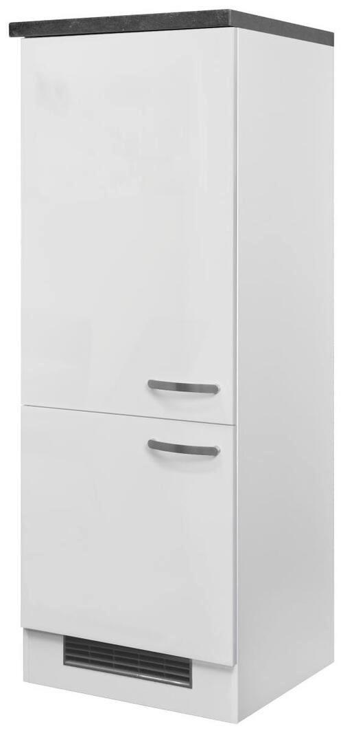 Omara Za Vgradnjo Hladilnika Alba, Bela, Š. 60 Cm - barve nerjavečega jekla/bela, Moderno, kovina/leseni material (60/162/57cm) - FlexWell