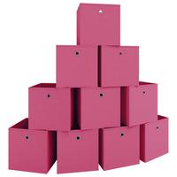 Faltbox Boxas Pink - Pink, MODERN, Textil (27/28/27cm) - MID.YOU