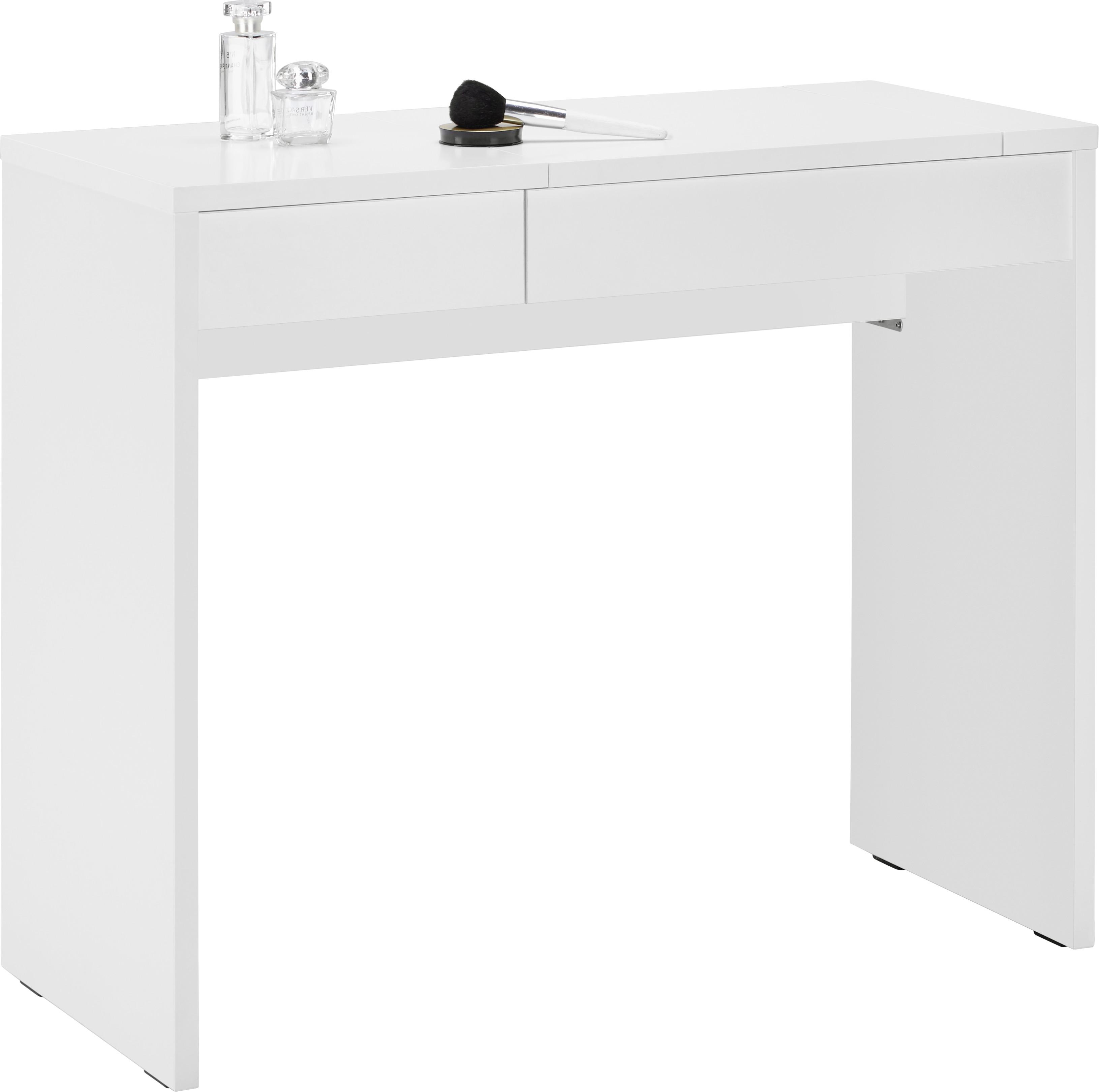 Schminktisch in Weiss - Weiss, Modern, Holzwerkstoff (90/76/40cm) - Mömax