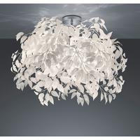 Deckenleuchte Leavy, max. 28 Watt - Chromfarben/Weiß, LIFESTYLE, Kunststoff/Metall (70/73cm)