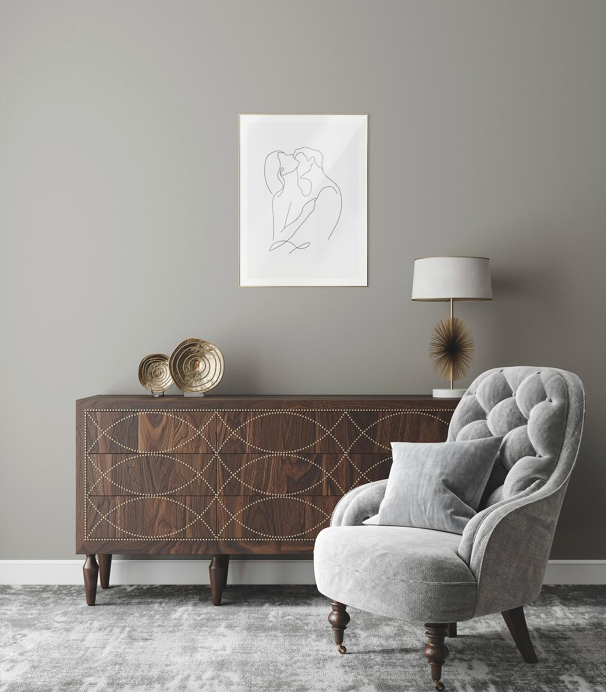Poster Vincent - večbarvno, papir (50/70cm) - Modern Living