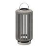 LAMPE SOLAIRE MADONNA - gris clair/blanc, MODERN, métal/textile (22/54/22cm) - Bessagi Garden