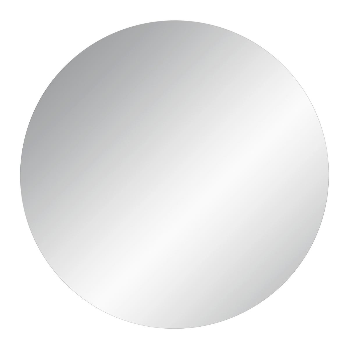 Wandspiegel Brillant Silberfarben Ø ca. 95cm - Silberfarben, MODERN, Glas (95cm) - Mömax