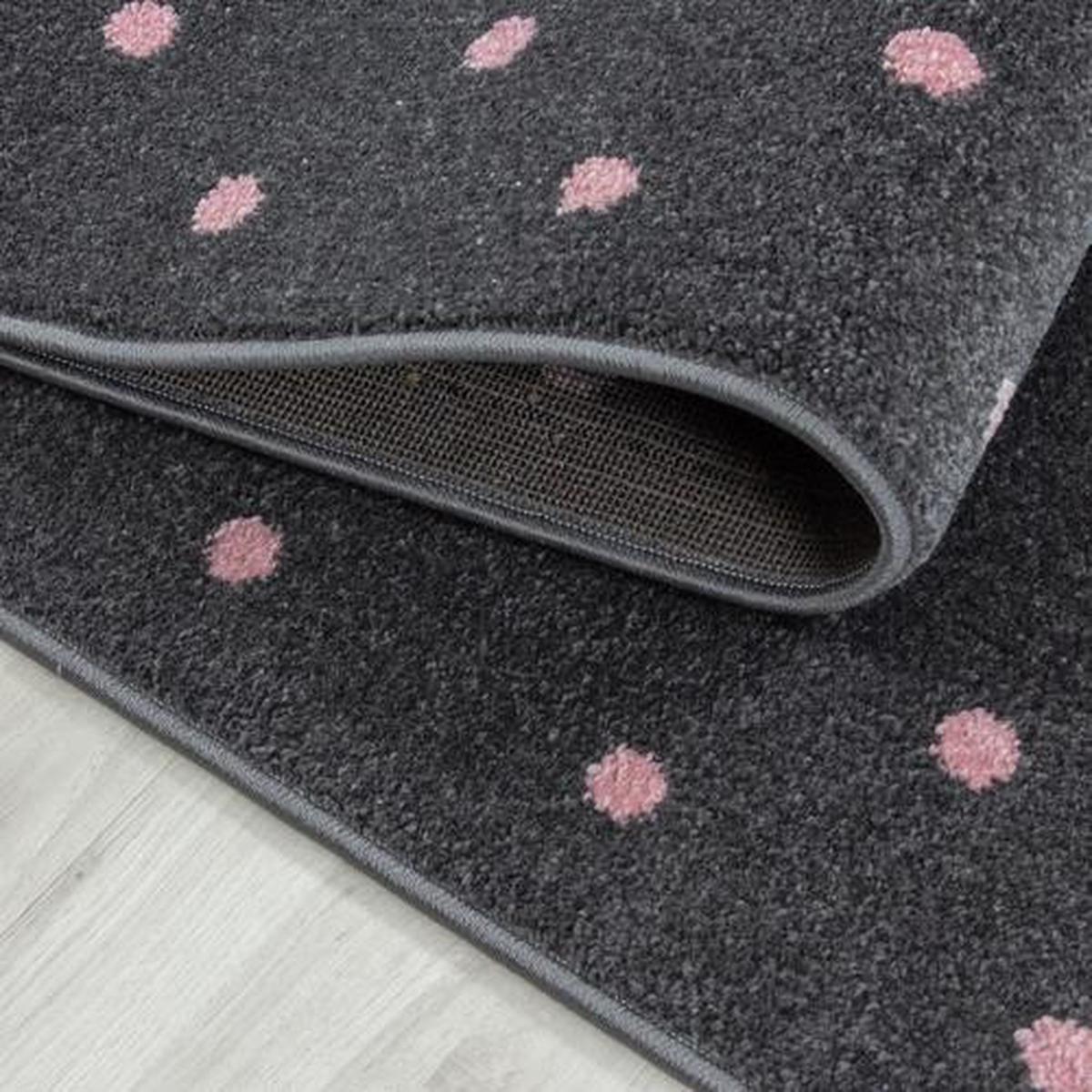 Otroška Preproga Bambi, Roza, Siva, 160x230cm - pink, Trend, tekstil (160/230cm) - Ben'n'jen
