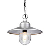 Kültéri Függőlámpa Klampenborg8 - ezüstszínű, Konventionell, üveg/fém (27.5/26cm) - Elstead Lighting