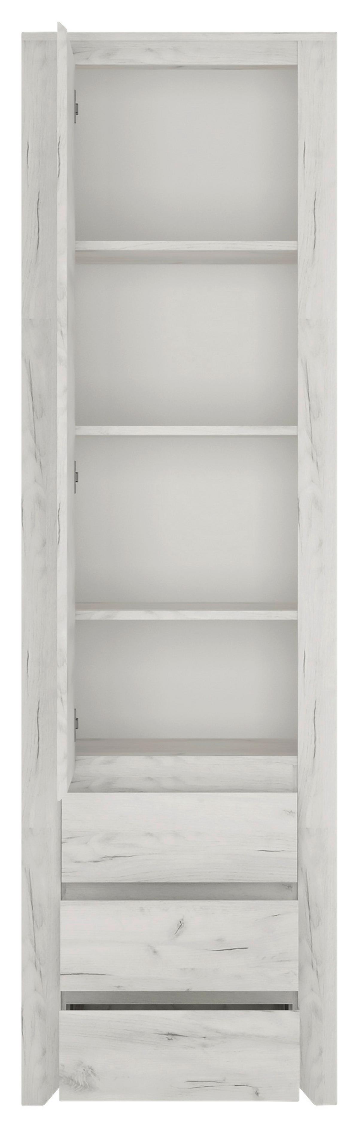 Ormar S Klasičnim Vratima Angel - boje hrasta, Moderno, drvni materijal (56/190,5/40,2cm)