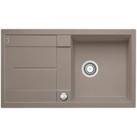 Spüle Metra 5S, Typ:517348 Tartufo - Cappuccino, MODERN, Stein (86/50cm) - Blanco