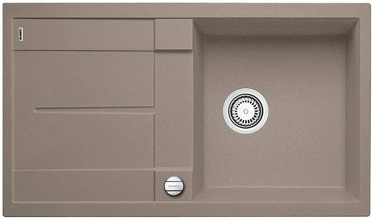 Spüle Metra 5S, Typ:517348 Tartufo - Cappuccino, MODERN, Stein (86/50cm) - Blanco