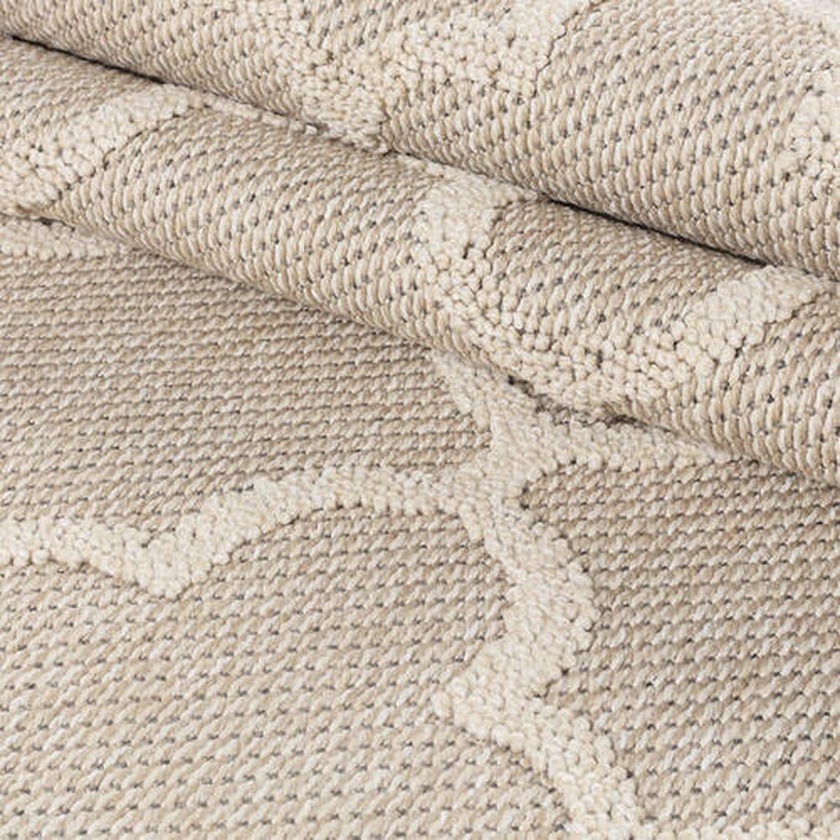 Outdoorteppich Patara Beige ca. 200x290cm - Beige, Design, Textil (200/290cm) - Novel